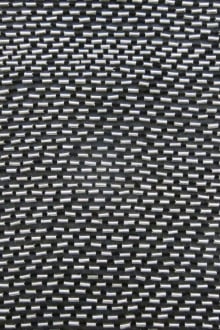 Metallic Bugle Beads on Silk Chiffon (Large)0