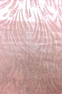 Silk Lurex Panne Velvet in Pink0