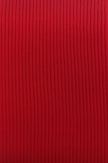 Nylon Rib Knit in Red0