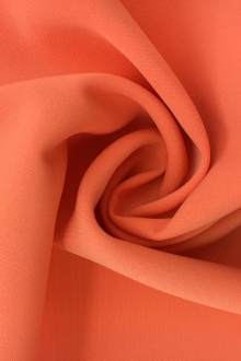 Polyester Stretch Crepe in Salmon0