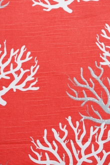 Cotton Canvas Corals Print0