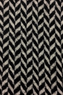 Virgin Wool Felted Knit Herringbone0