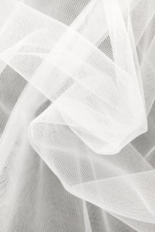 Ultra Fine Invisible Stretch Tulle in Bianco0