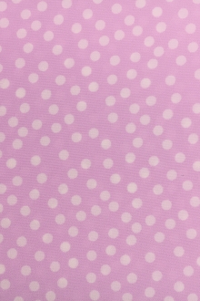 Printed Silk Crepe de Chine with Dots0