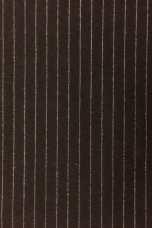 Italian Virgin Wool And Lycra Striped Flannel0