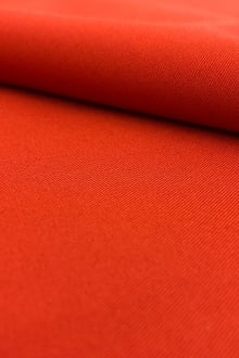 Combed Cotton Fineline Twill in Paprika0