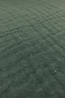 Ultrasoft Cotton Crinkle Doubleface Gauze in Vintage Green0