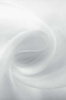 Swiss Cotton Organdy in White0