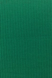 Virgin Wool Rib Knit in Emerald0