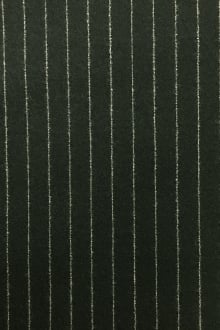 Italian Wool Blend Striped Flannel0