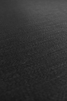 Heavy Linen Satin Upholstery in Black0