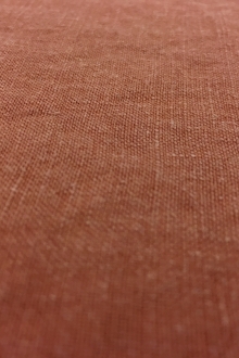 Stone Washed Linen in Paprika0