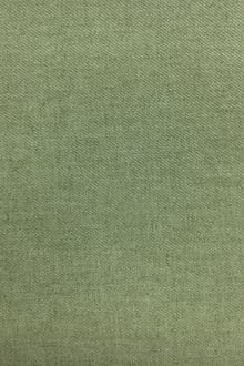 Poly Cotton Linen Blend Twill in Green0