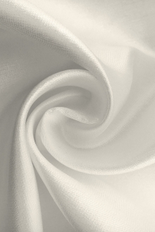 Silk and Polyester Zibeline in White0