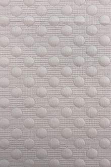 Poly Blend Novelty Dots Knit in Pebble0