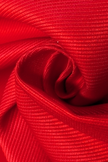 Polyester Faille in Scarlet0