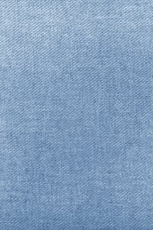 Poly Cotton Linen Blend Twill in Cool Blue0
