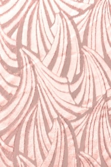 Silk Lurex Burnout Velvet with Art Deco Pattern0