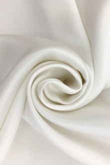 Italian Doubleface Silk Charmeuse in Silk White0