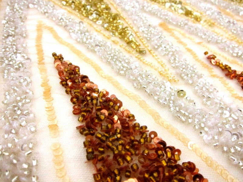 Beading and Sequins on Illusion2