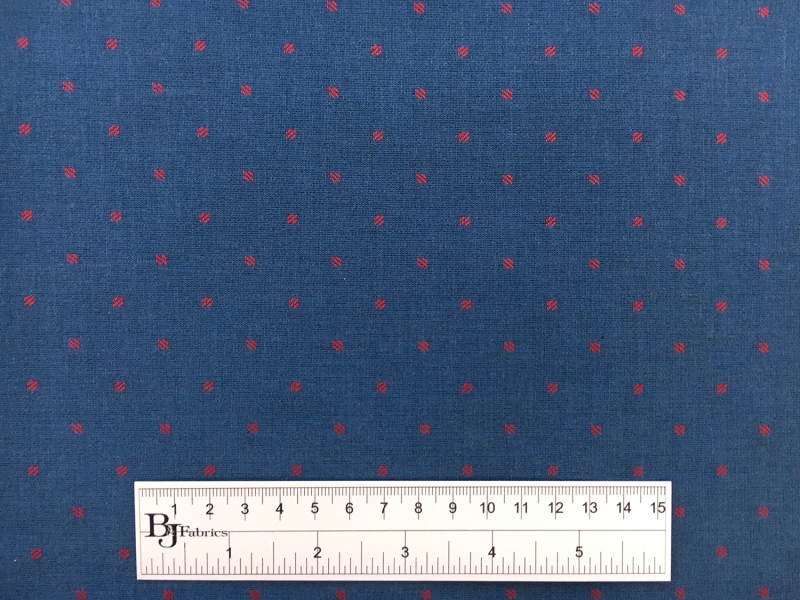 Novelty Cotton Shirting with Dots Repeat3