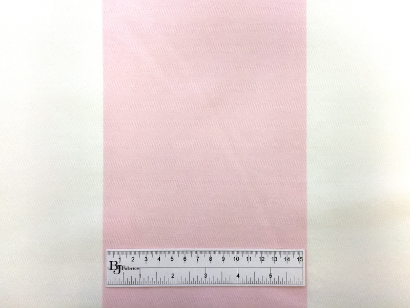 Upholstery Cotton Twill 6" Stripe in White and Pink3