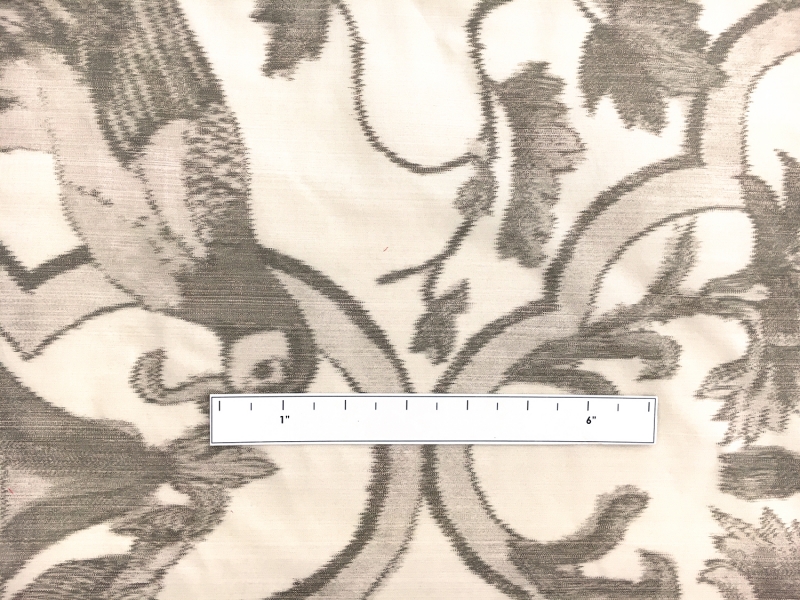 Warp Printed Heavy Silk Taffeta with Provincial Scenes1