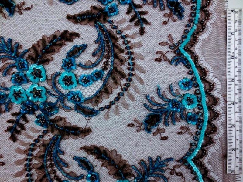 Beaded Chantilly Lace0