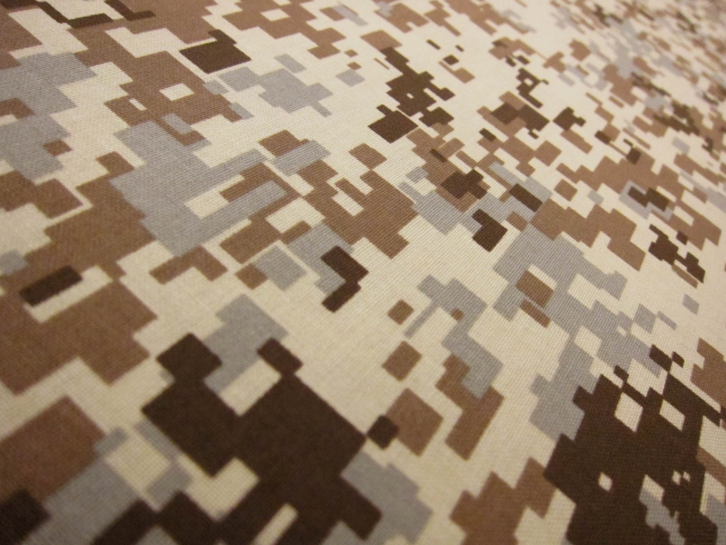 Cotton Broadcloth Camouflage Print2
