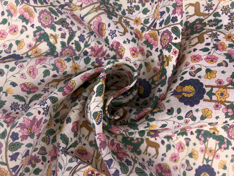 Liberty of London Linen Cotton Floral Print 1