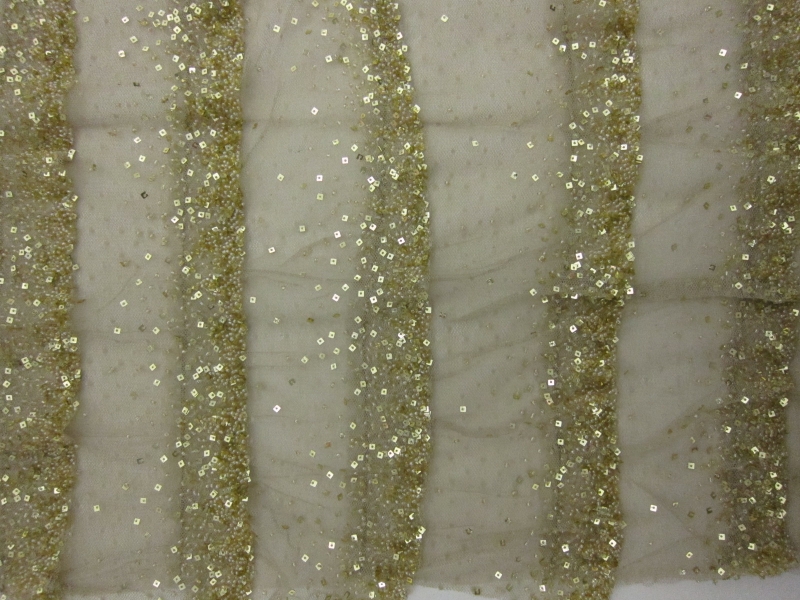 Ombré Beaded and Sequined Novelty Illusion0