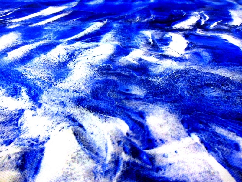 Liquid Look Painted Silk Blend Twill1