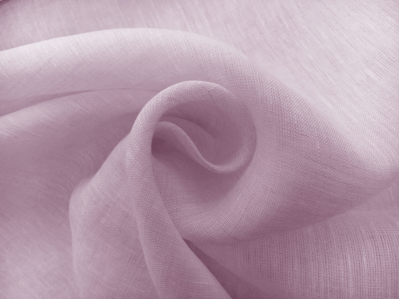 Belgian Iridescent Handkerchief Linen in Barely Pink1