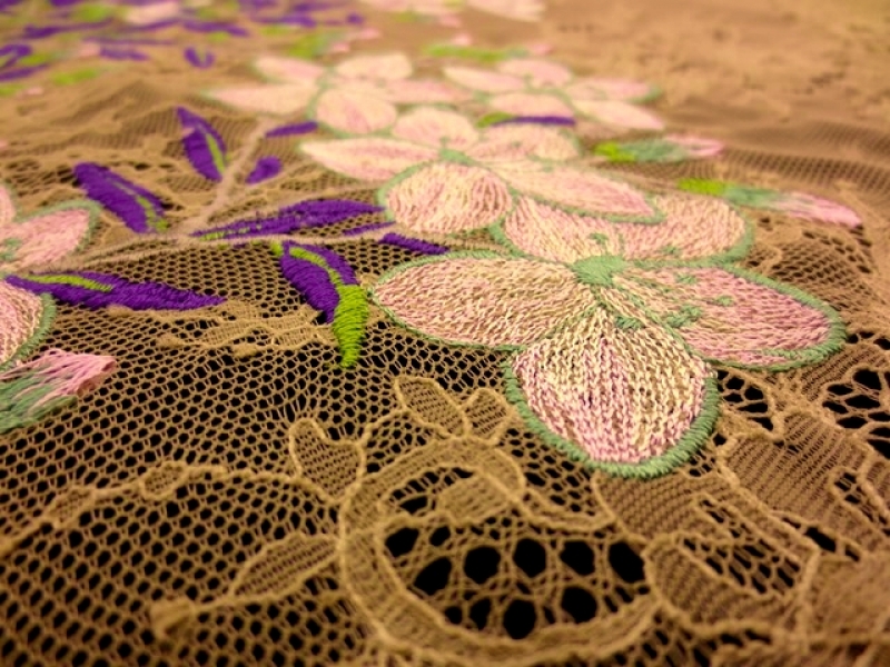 Embroidered Chantilly Lace2