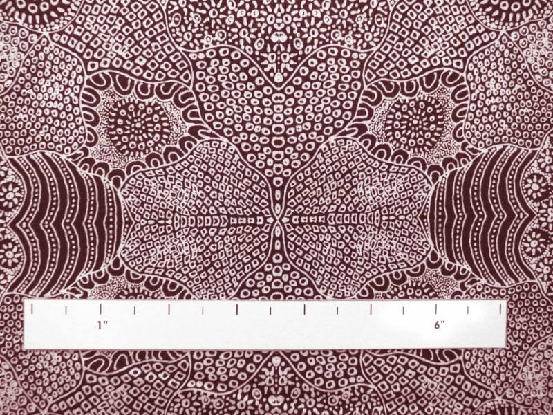 Australian Cotton Print With Aboriginal Motif1