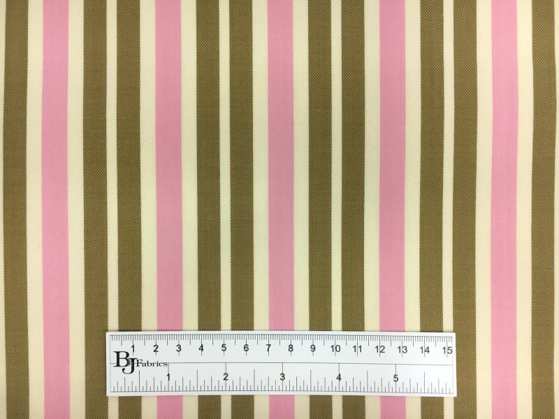 Wool Lycra Suiting Stripe in Pink and Olive3
