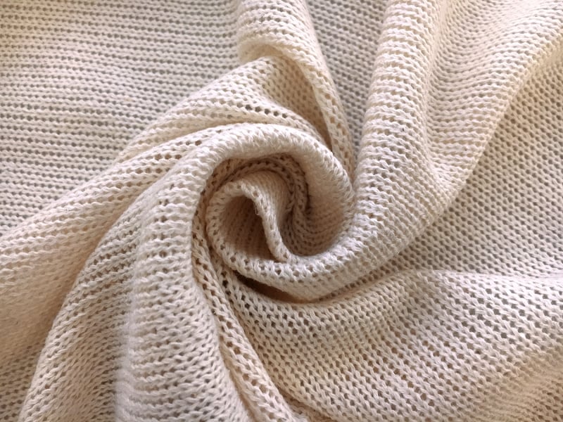 Organic Hemp Cotton Sweater Knit in Natural1