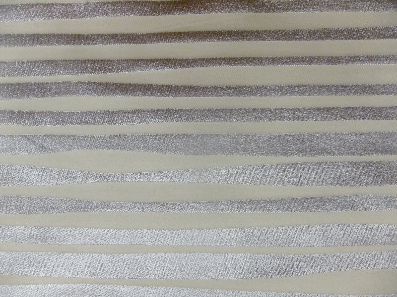 Silk Metallic Stripe0