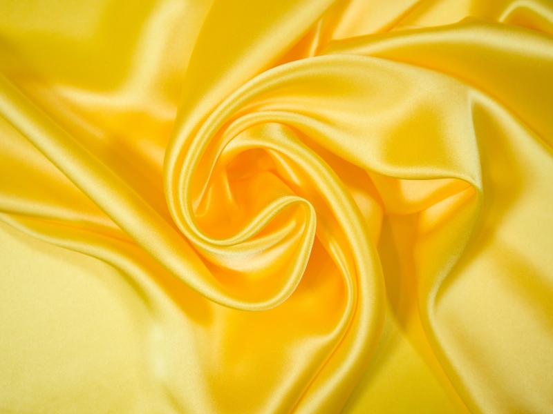 yellow silk charmuese