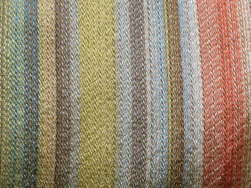 Silk Blend Organza Woven Stripe2