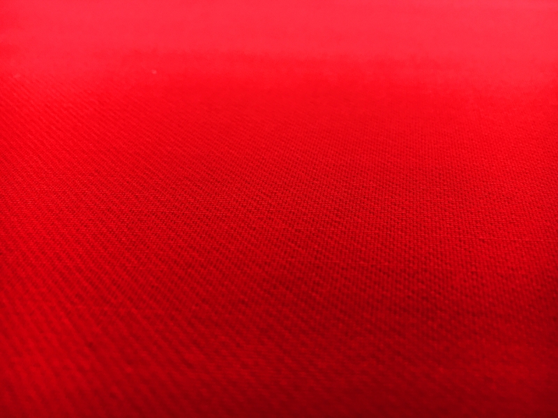Italian Wool Satin Faille in Red3