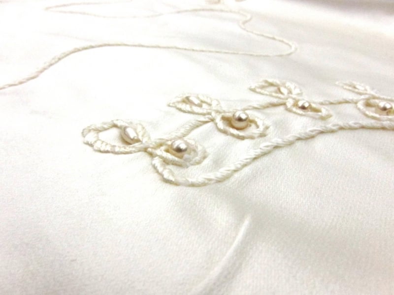 Beaded and Embroidered Silk Satin2