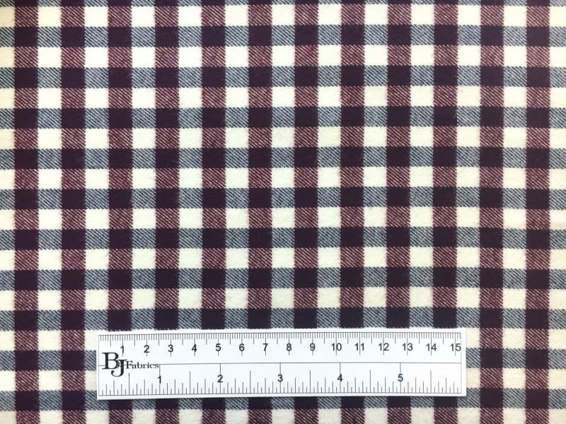 Cotton Wool Blend Flannel Check3