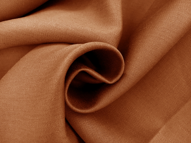 Heavy Linen Satin Upholstery in Caramel1