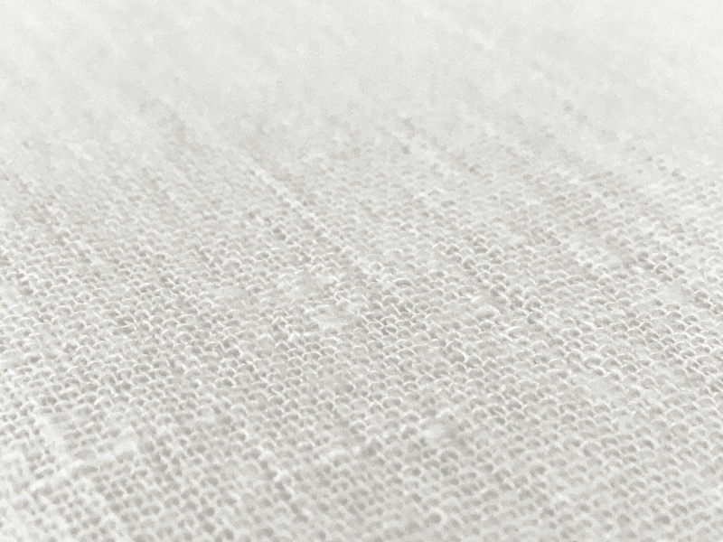 Linen Rayon Crinkle Gauze in White2