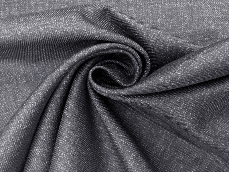 Italian Pure Silk Suiting in Grey1