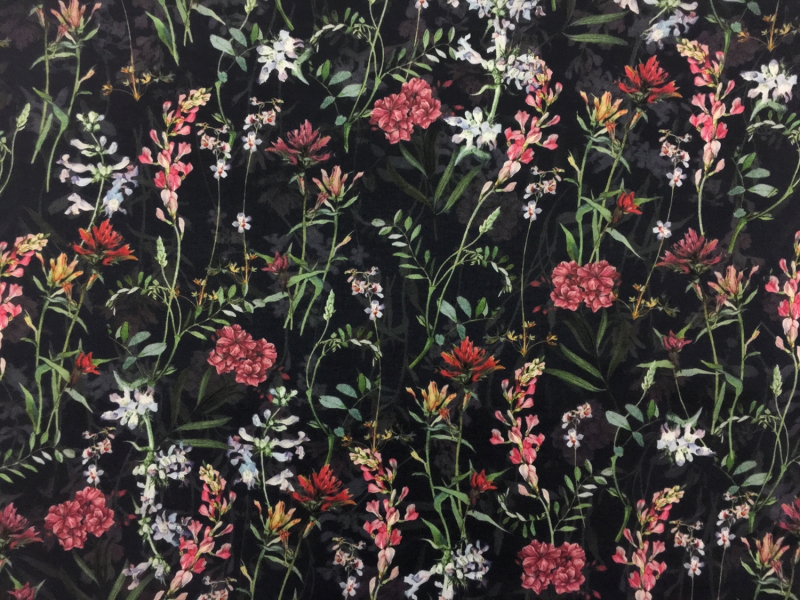Japanese Cotton Lawn Floral Print0