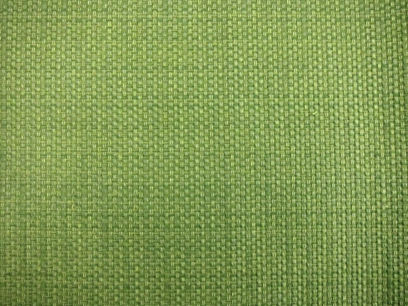 Cotton Blend Basketweave Upholstery in Leaf Green0