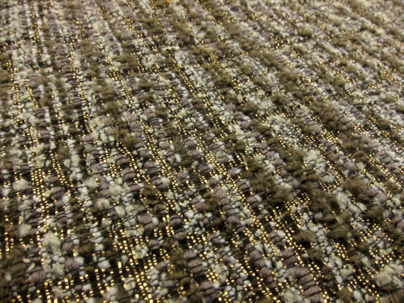 Wool Blend Metallic Tweed2