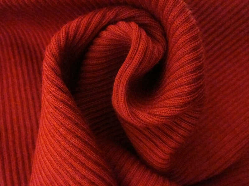 Virgin Wool Rib Knit1